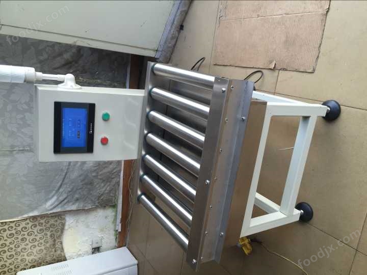 全自動帶報警功能物料輸送電子秤，滾筒秤