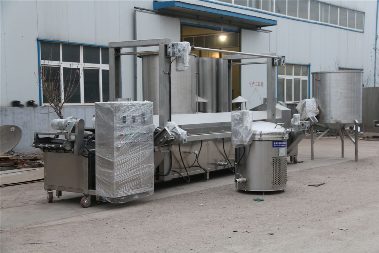 呼和浩特手撕牛肉干油炸生产线